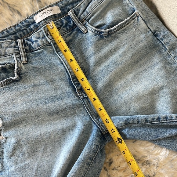 Lovervet High Rise Barrel Jeans Women’s 30/11 Light Wash Baggy Loose LV1502 Pant - Picture 13 of 16